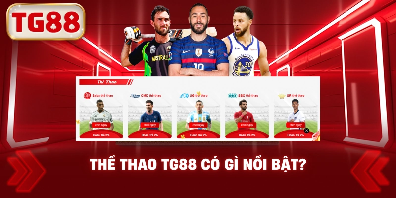 Thể thao TG88 có gì nổi bật?